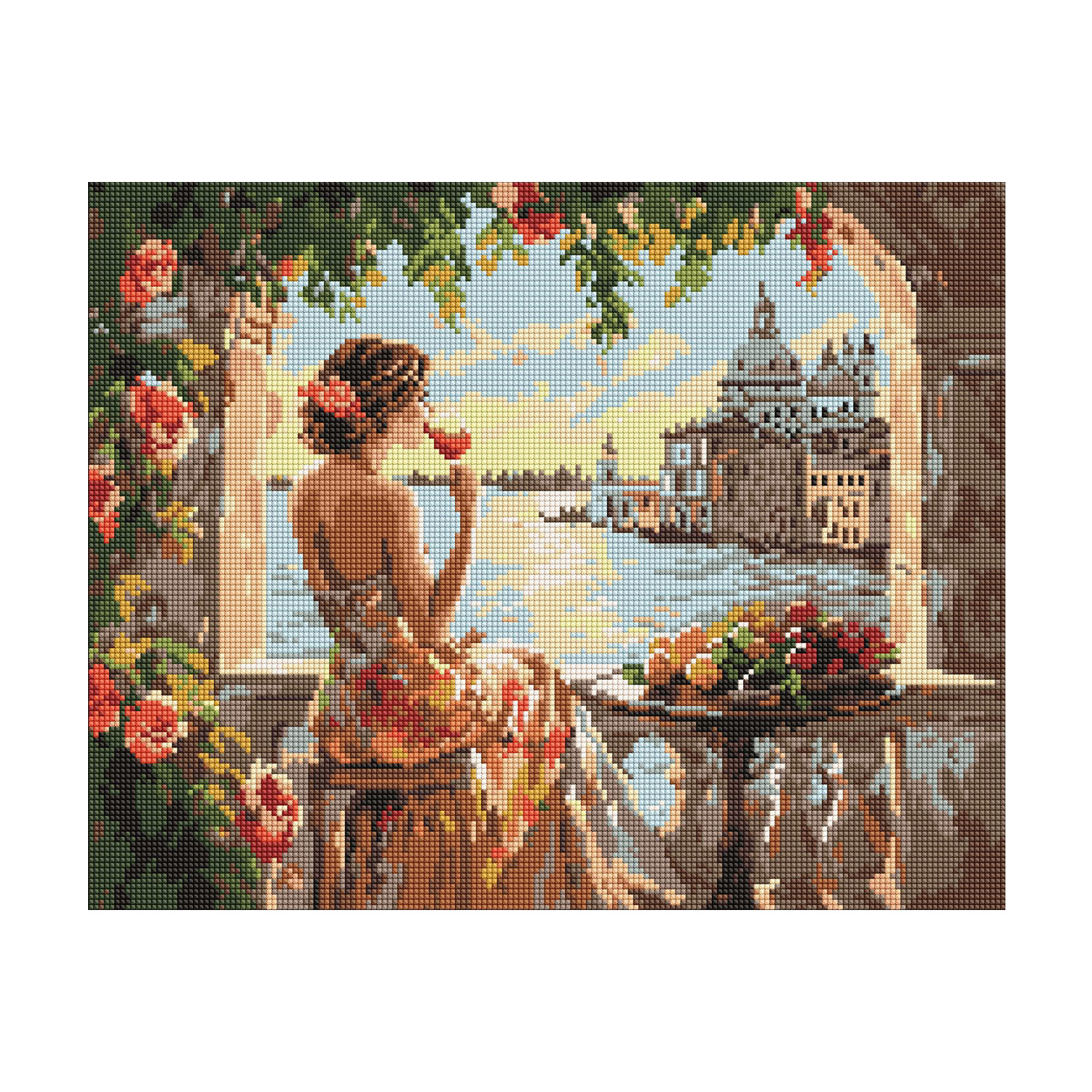 Алмазна мозаїка Ideyka Літні мрії, 40*50 см (AMO8185)
